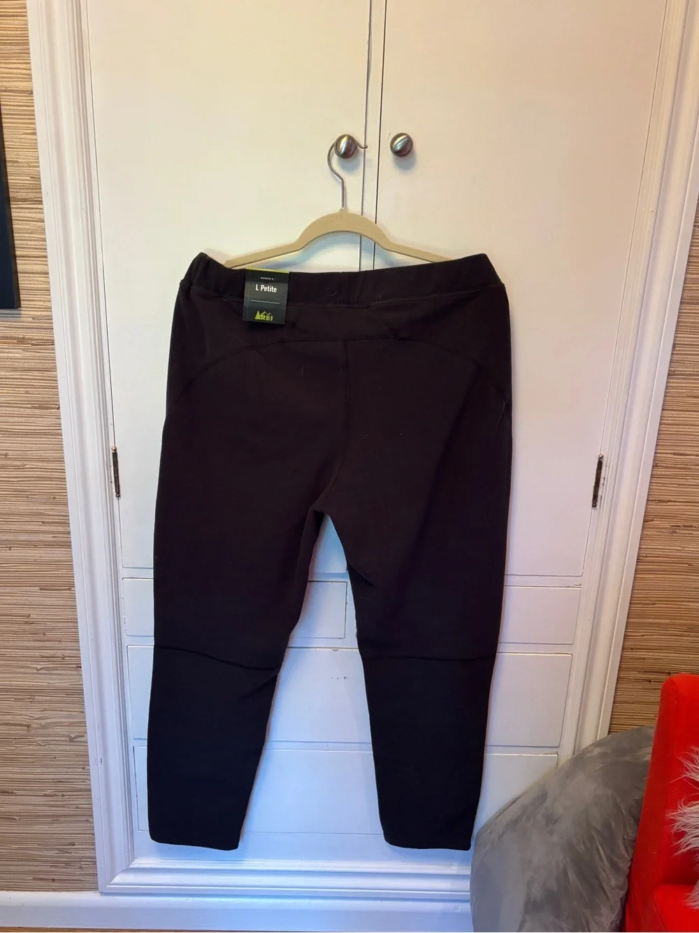 REI Dark Grey Petite Fleece Petite Pants